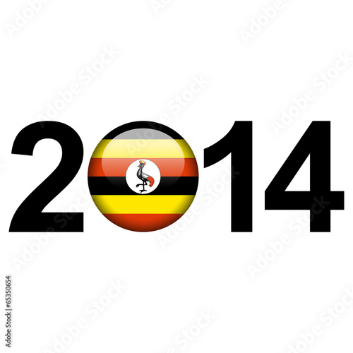 Free Download Uganda flag button - GFXLoad