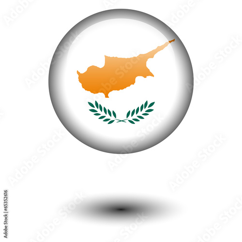 Flag button illustration - Cyprus