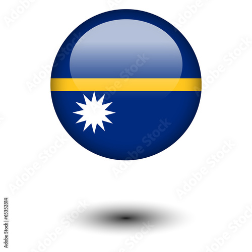 Free Download Flag button illustration - Nauru - GFXLoad