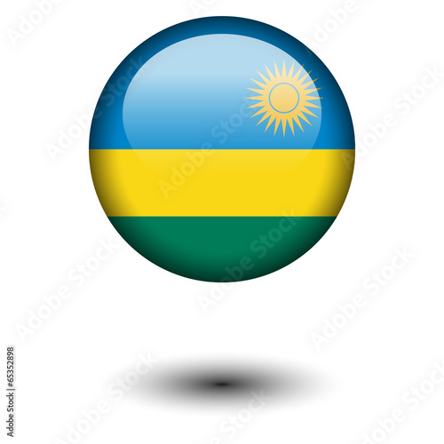 Free Download Flag button illustration - Rwanda - GFXLoad