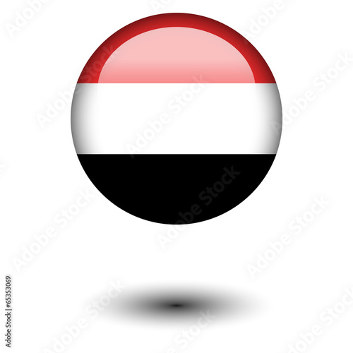 Free Download Flag button illustration - Yemen - GFXLoad