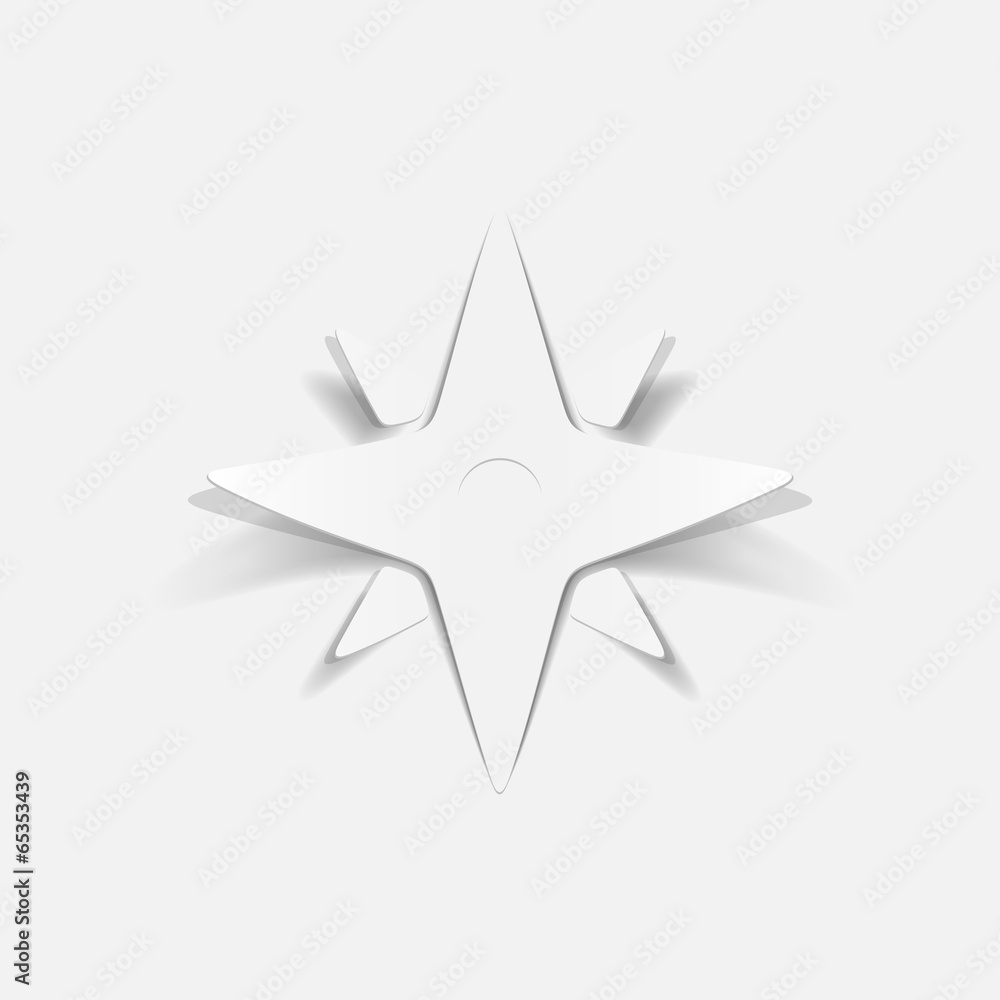 realistic design element: compass realistic design element: compass