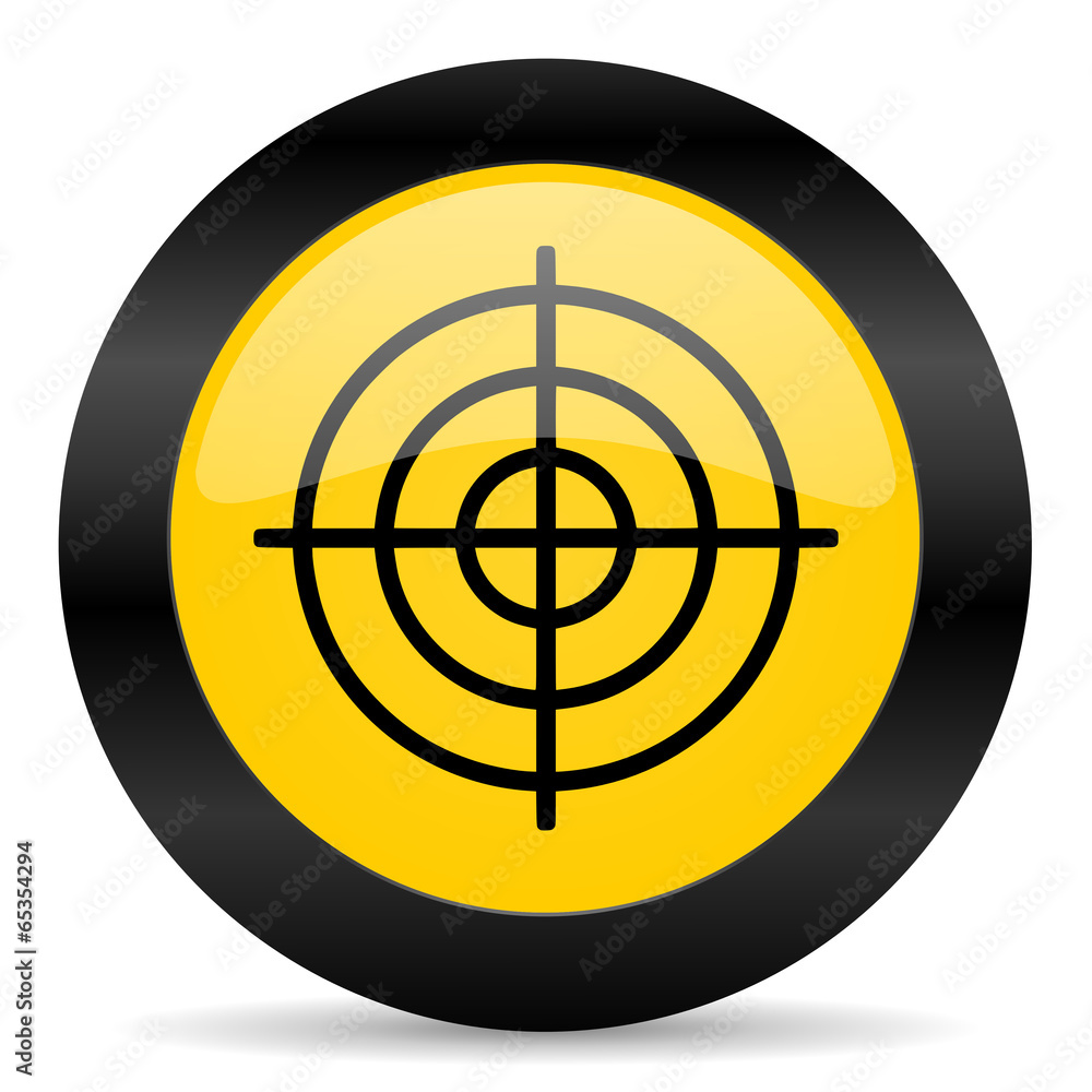target black yellow web icon