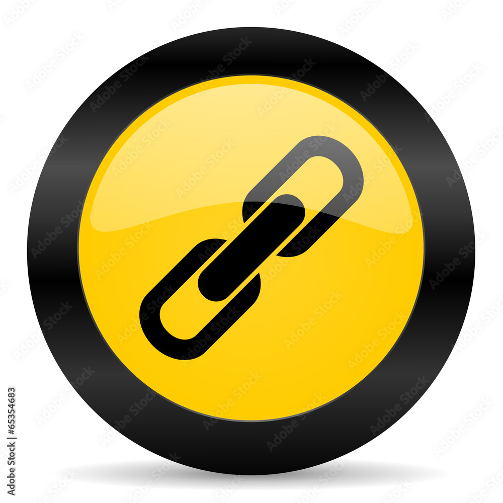 link black yellow web icon link black yellow web icon