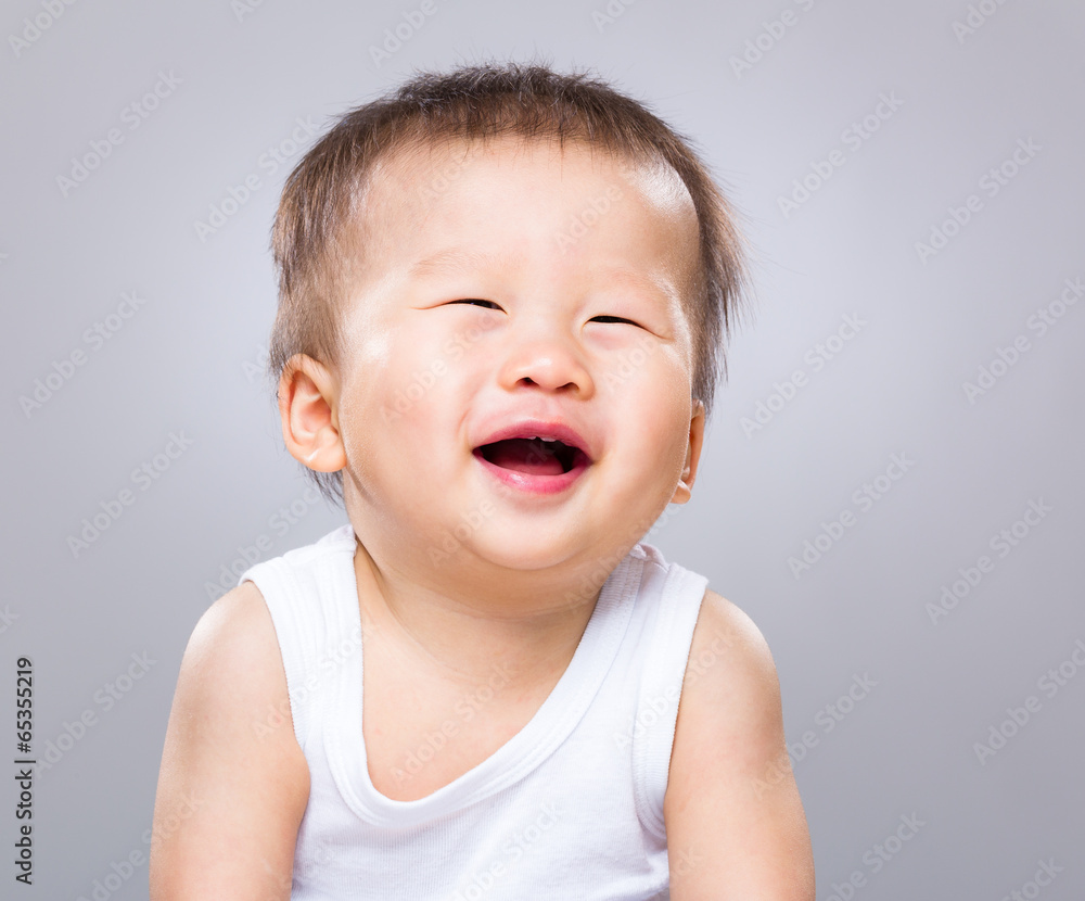 Laughing baby Laughing baby