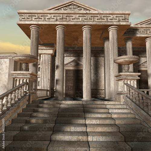 Olympia - A greek fantasy background photo