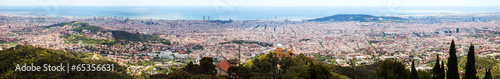  view  of Barcelona and Mediterranean © JackF