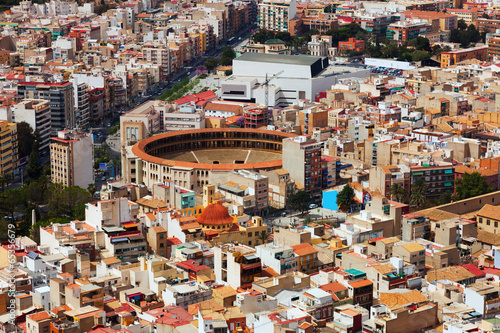 Top view of Alicante with arena © JackF
