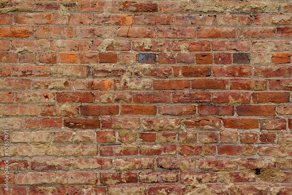 Naklejka premium Background Wall Texture of an old section facade