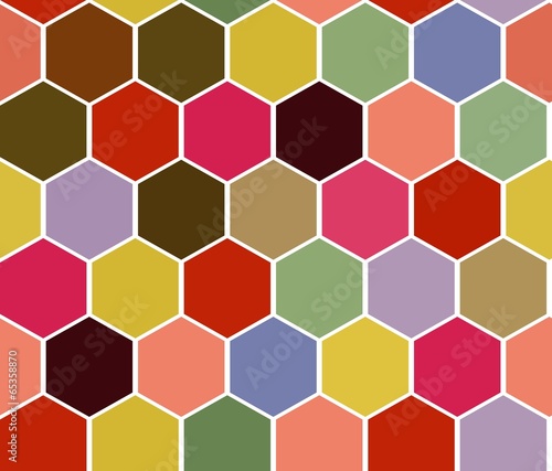 TRAMA LABIRINTO COLORI MODIFICABILI ESAGONI