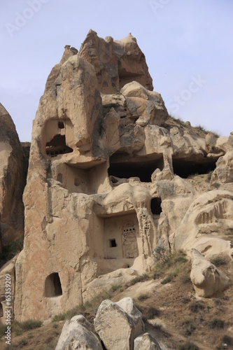 maisons troglodytes en Cappadoce