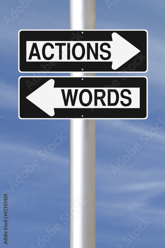 Actions or Words