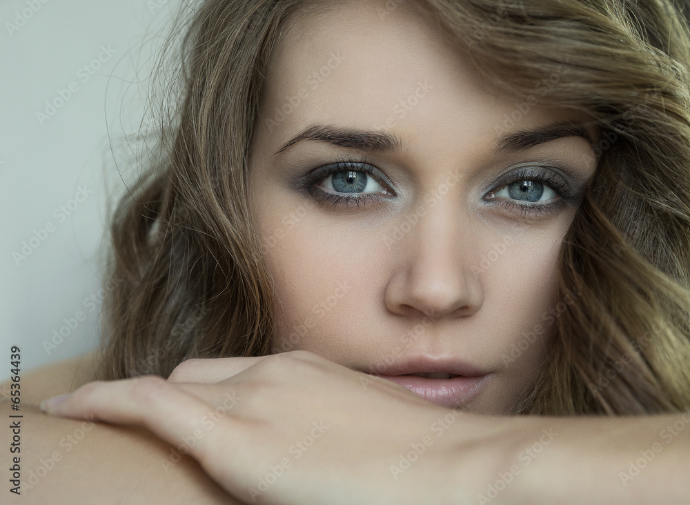 Portrait of a beautiful girl. Portrait of a beautiful girl.