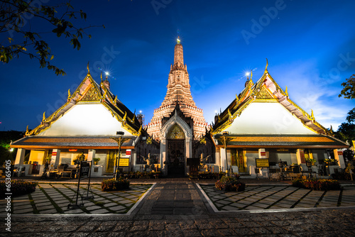 Wat Arun Temple at Bangkok in Thailand