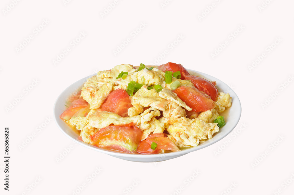 scrambled eggs with tomatoes, chinese food scrambled eggs with tomatoes, chinese food