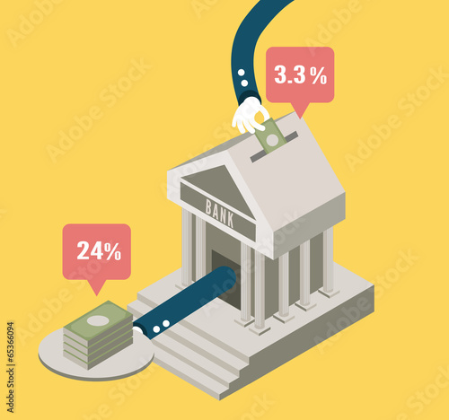 Bank stock and investment concept design. vector