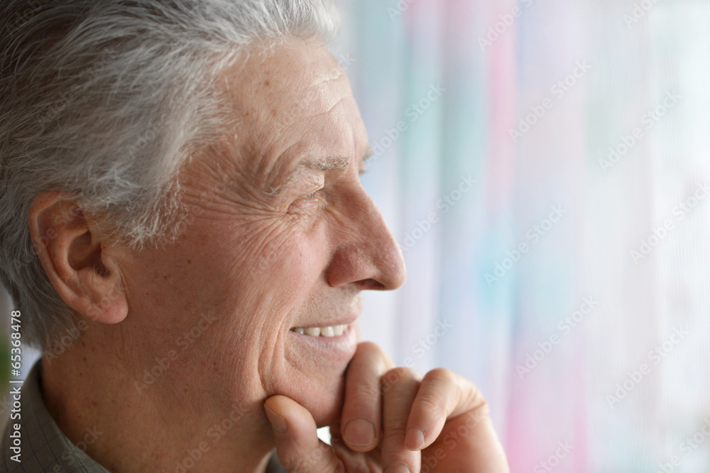 Attractive elderly man Attractive elderly man