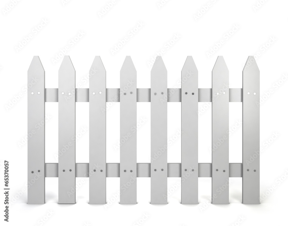 White fence White fence