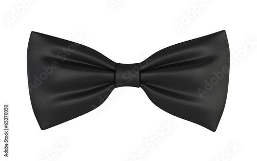 Black bow tie Fototapeta