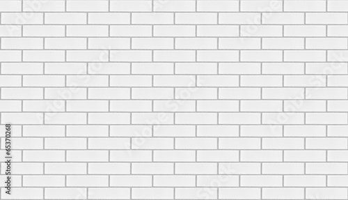 White brick wall background repeatable