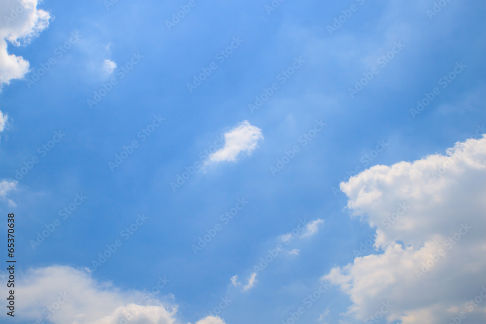 blue sky with clouds. blue sky with clouds.