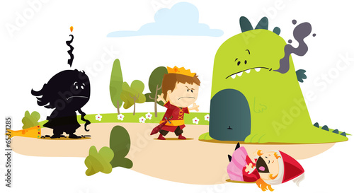 conte dragon & princesse