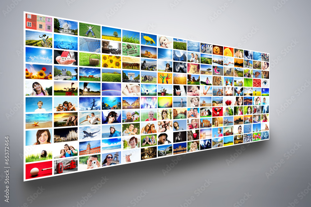 Pictures display on monitors, screens. Multimedia broadcast Pictures display on monitors, screens. Multimedia broadcast