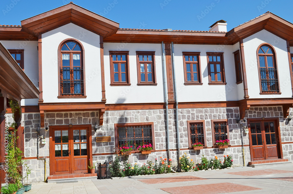 Fototapeta premium Ankara Ulus Hamamönü Evleri