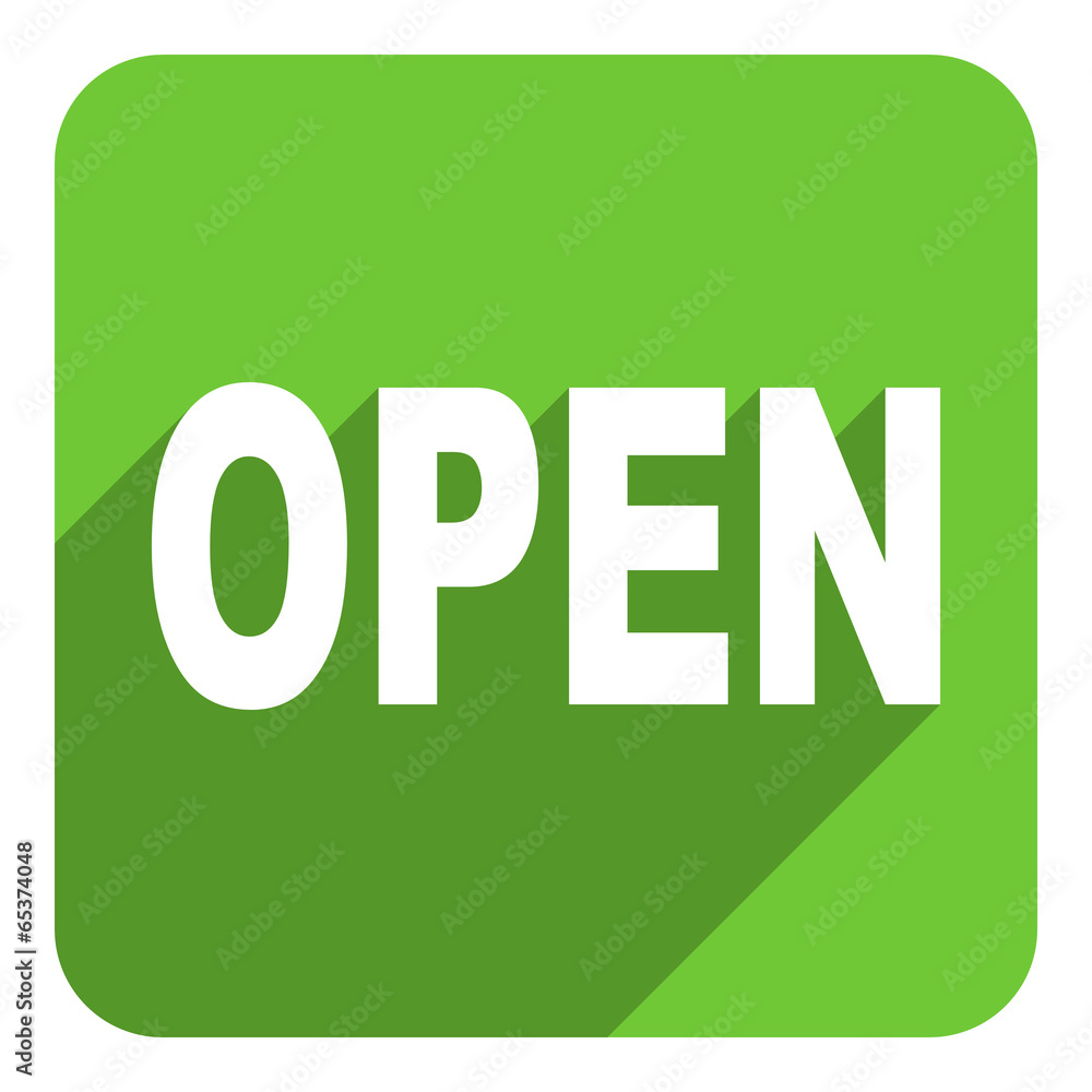 open flat icon open flat icon