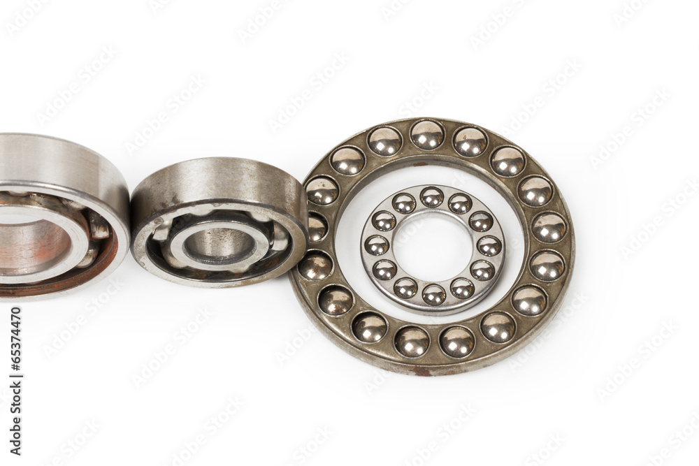 bearing on the white background bearing on the white background