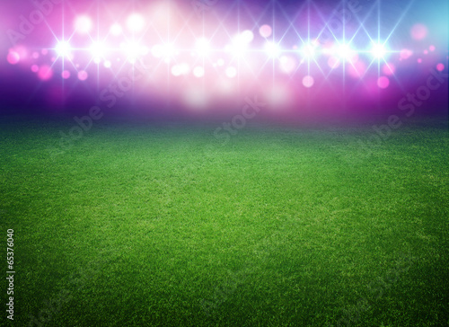 Soccer field and the bright lights © efks