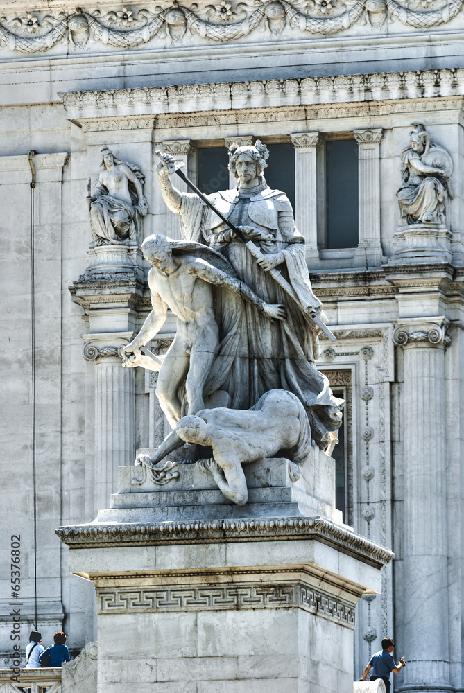 statua piazza venezia