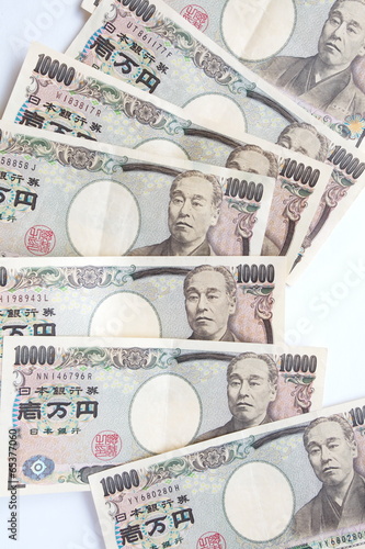 close - up japanese currency or japanese yen