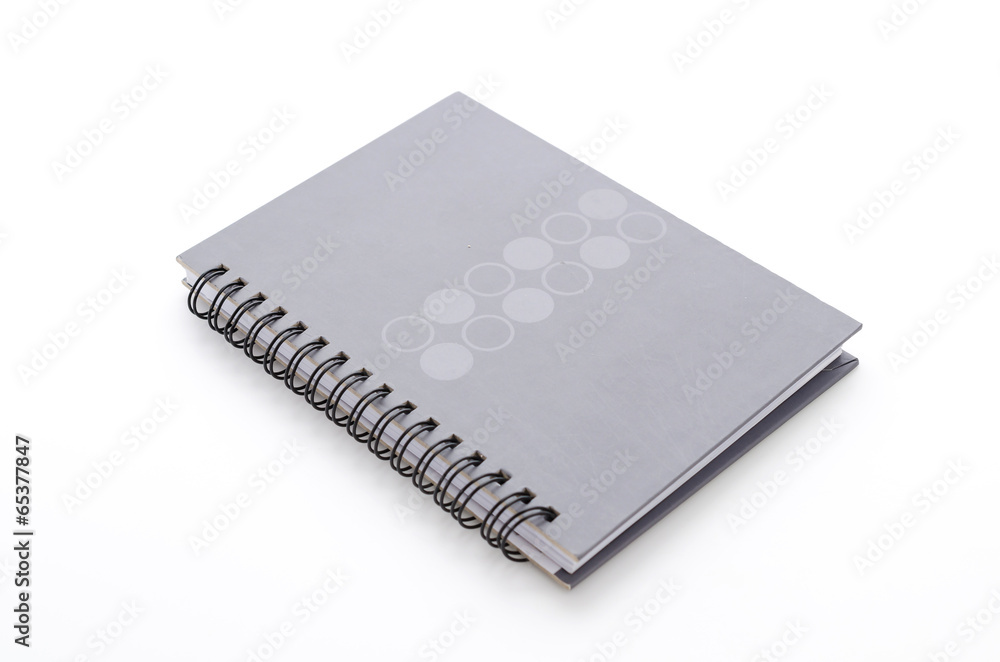 Notebook isolated on white Notebook isolated on white