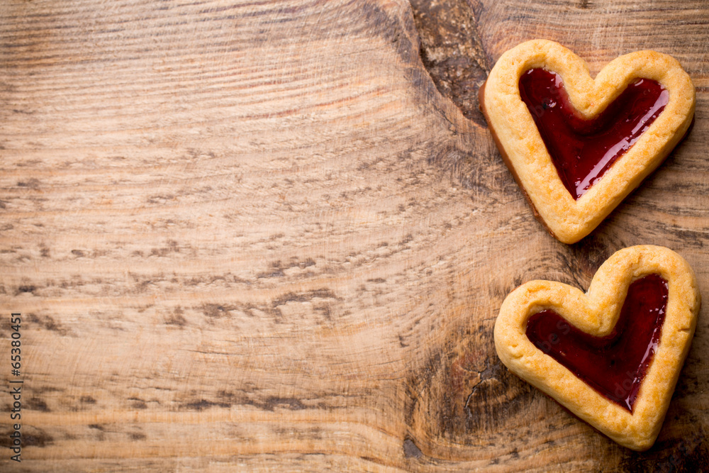 Heart cookies. Heart cookies.