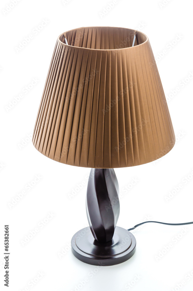Table lamp isolated on white Table lamp isolated on white