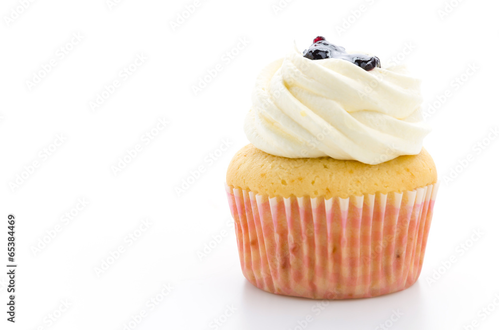 Cupcakes isolated on white background Cupcakes isolated on white background