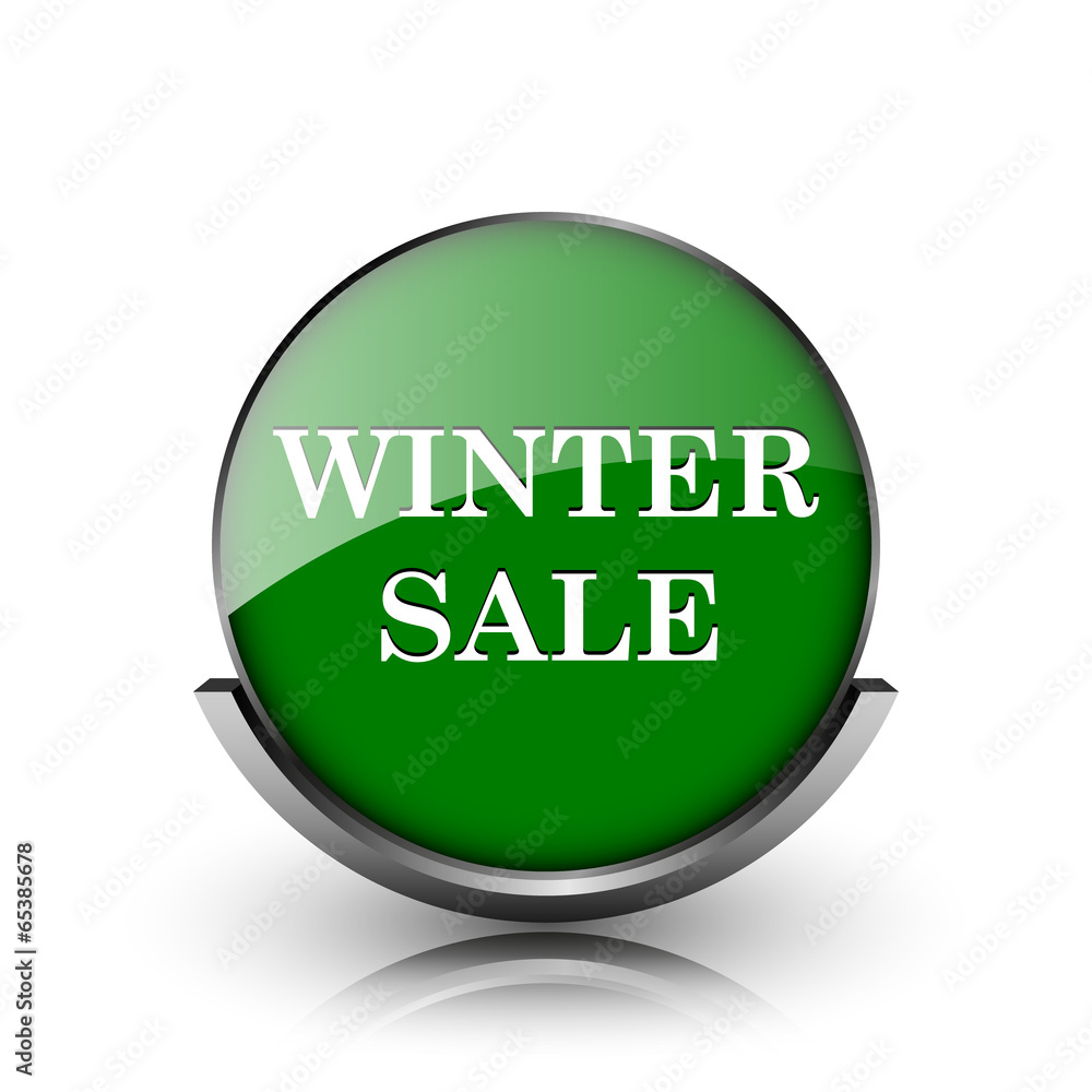 Winter sale icon