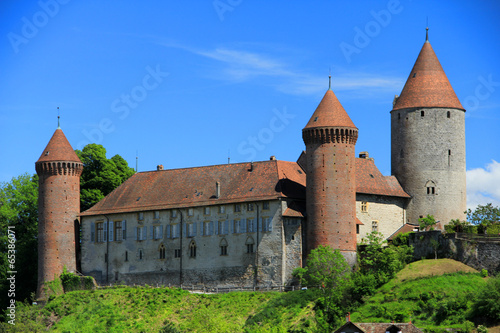 schloss chenaux in estavayer photo