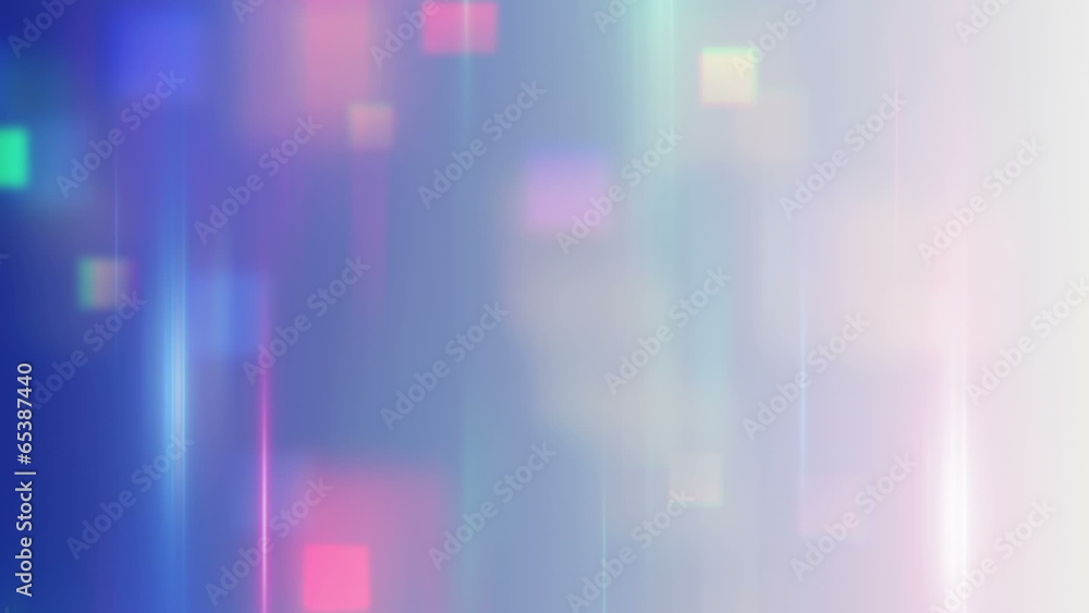 blurred squares abstract techno loop background