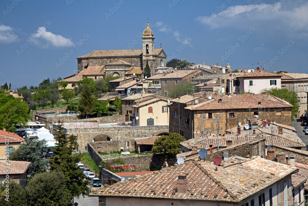 View of Montalcino. (Tuscany, Italy)