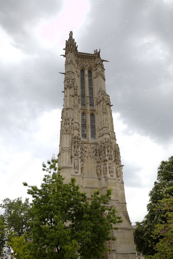 Saint-Jacques Tower. Paris, France