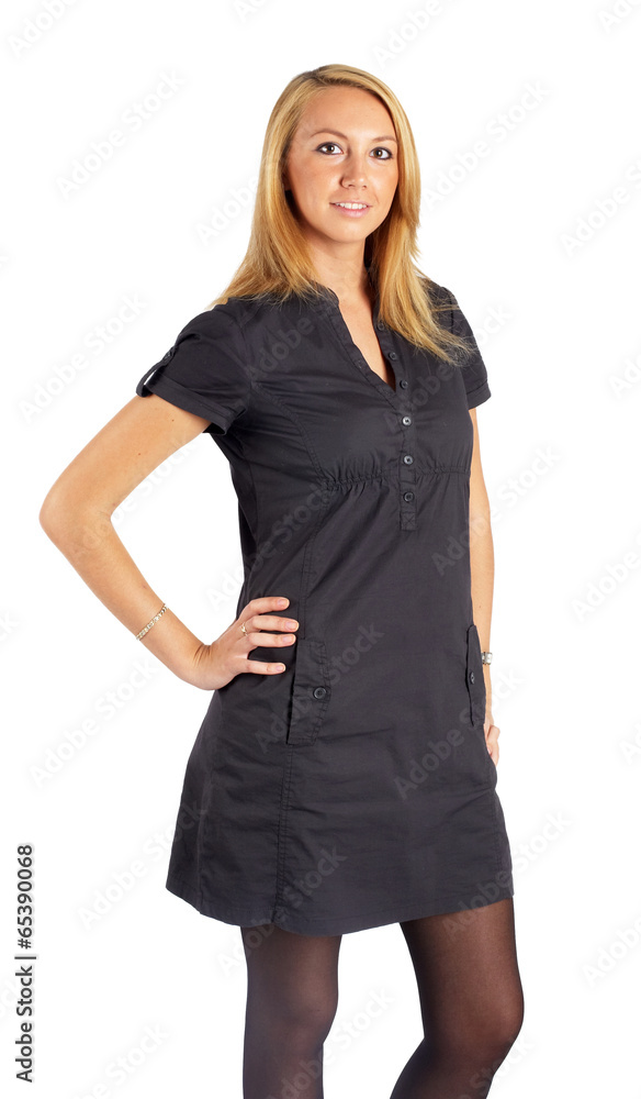 elegant fashion woman standing ... elegant fashion woman standing ...