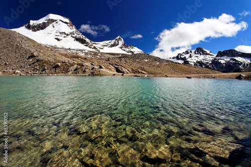 Mountain landscape in Gran Paradiso National Park, Italy