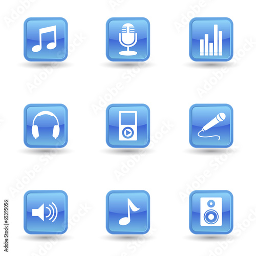 Music And Audio Icons Set