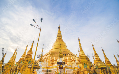 Shwedagon Paya in Yangon, Myanmar photo