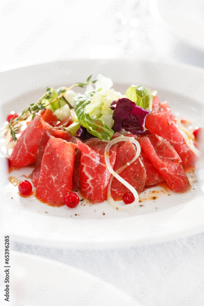 Meat Carpaccio Meat Carpaccio