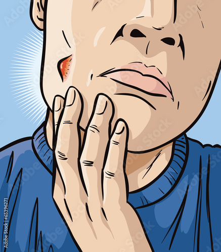 Man with Zit