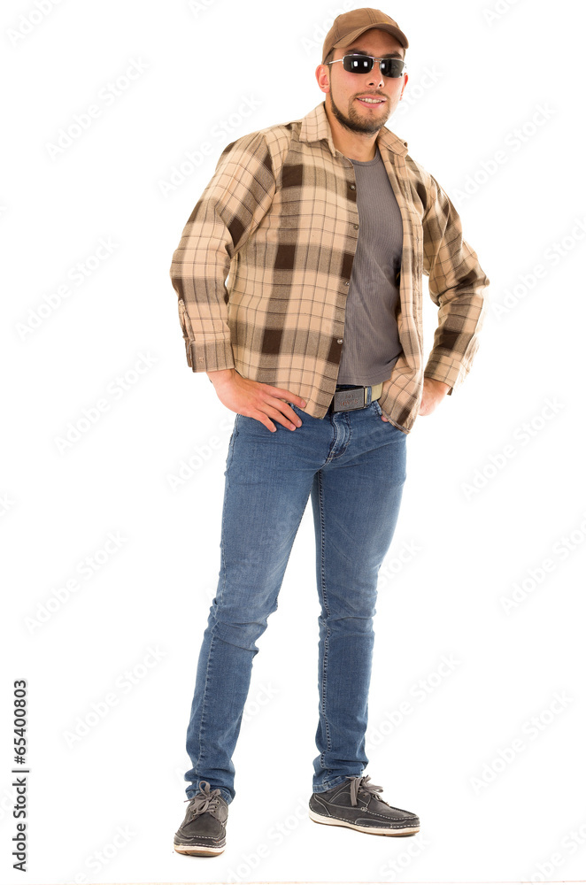 trucker man flannel cap trucker man flannel cap
