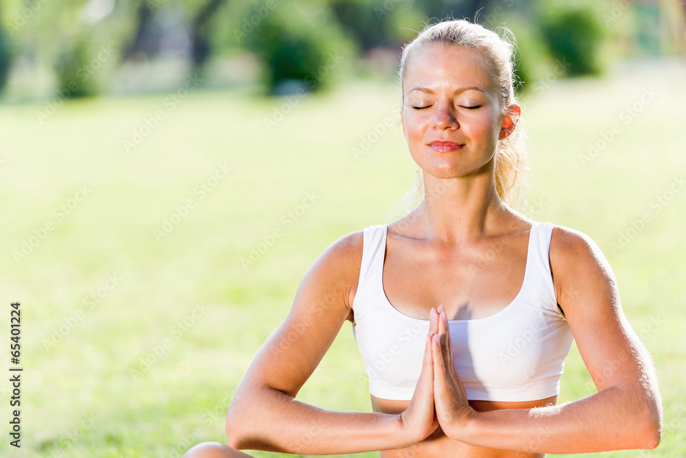 Fototapeta premium Yoga practice